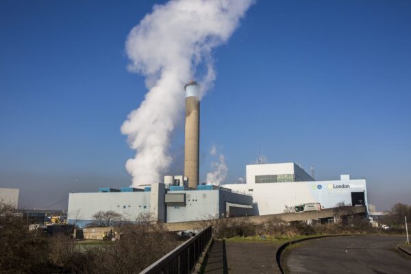 a machine emiting smoke